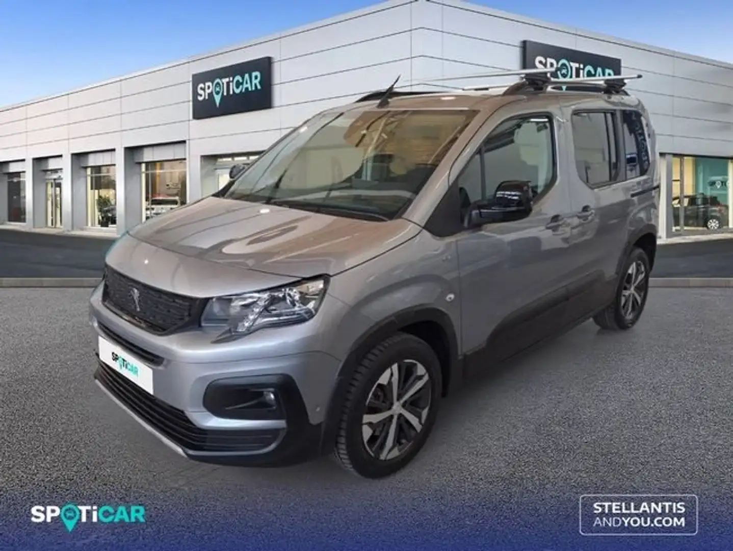 Peugeot Rifter Stand. BlueHDi 130 S&S EAT8 GT Business Gris - 1