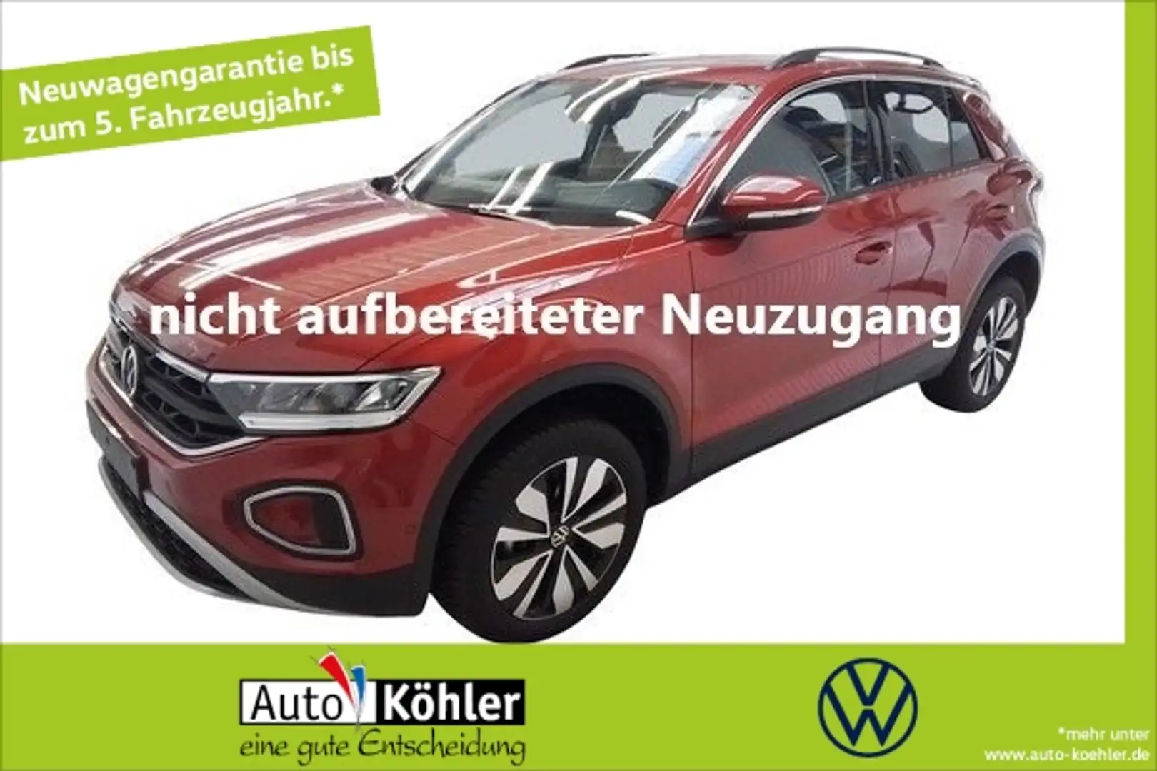 Volkswagen T-Roc Move TSi Keyless Access (Schließ- u. Startsystem) Rot - 1