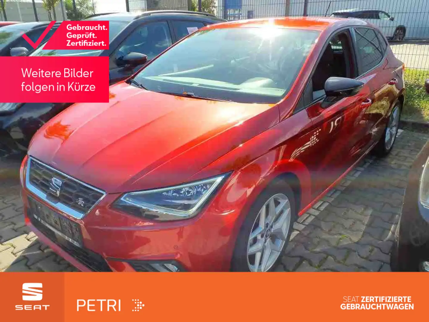 SEAT Ibiza FR-Line 1.0 TSI DSG*NAVI*KAM*SHZ*LED*BEATS Rot - 1