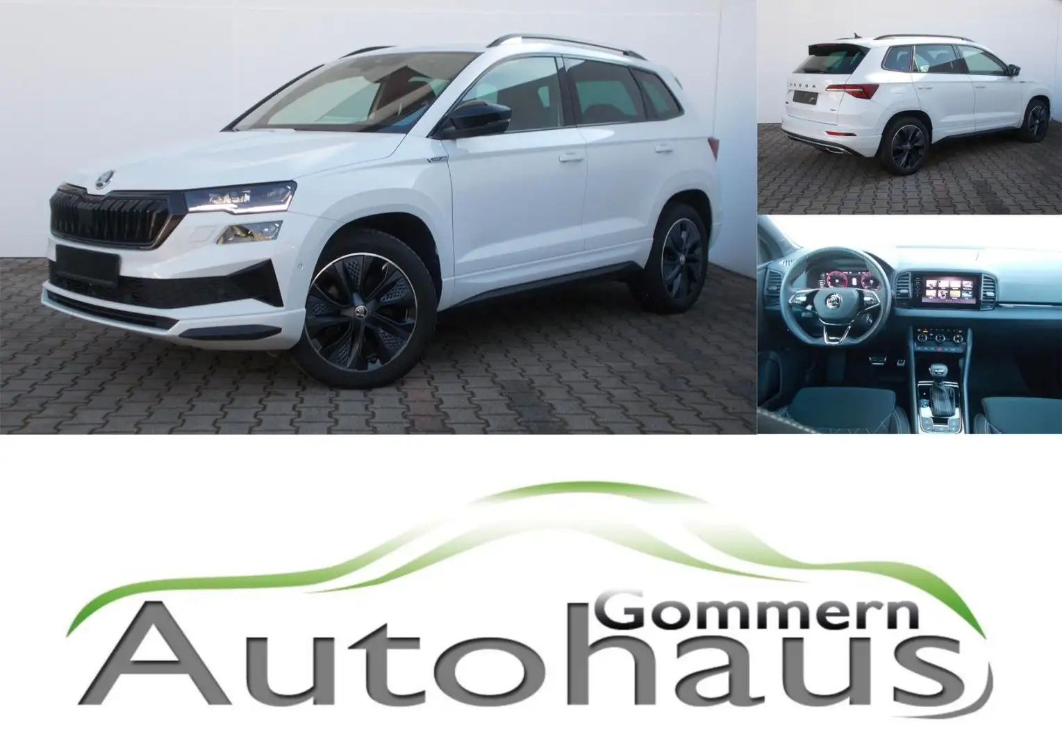 Skoda Karoq Sportline 2.0 TSI 4x4 ACC LED AHK !!! Weiß - 1