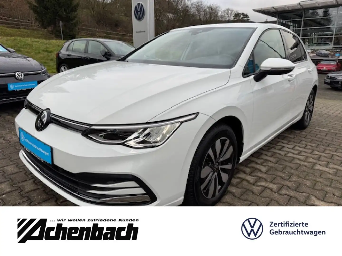 Volkswagen Golf VIII Move 1.5 TSI AHK, LED, ACC, Navi Klima Weiß - 1
