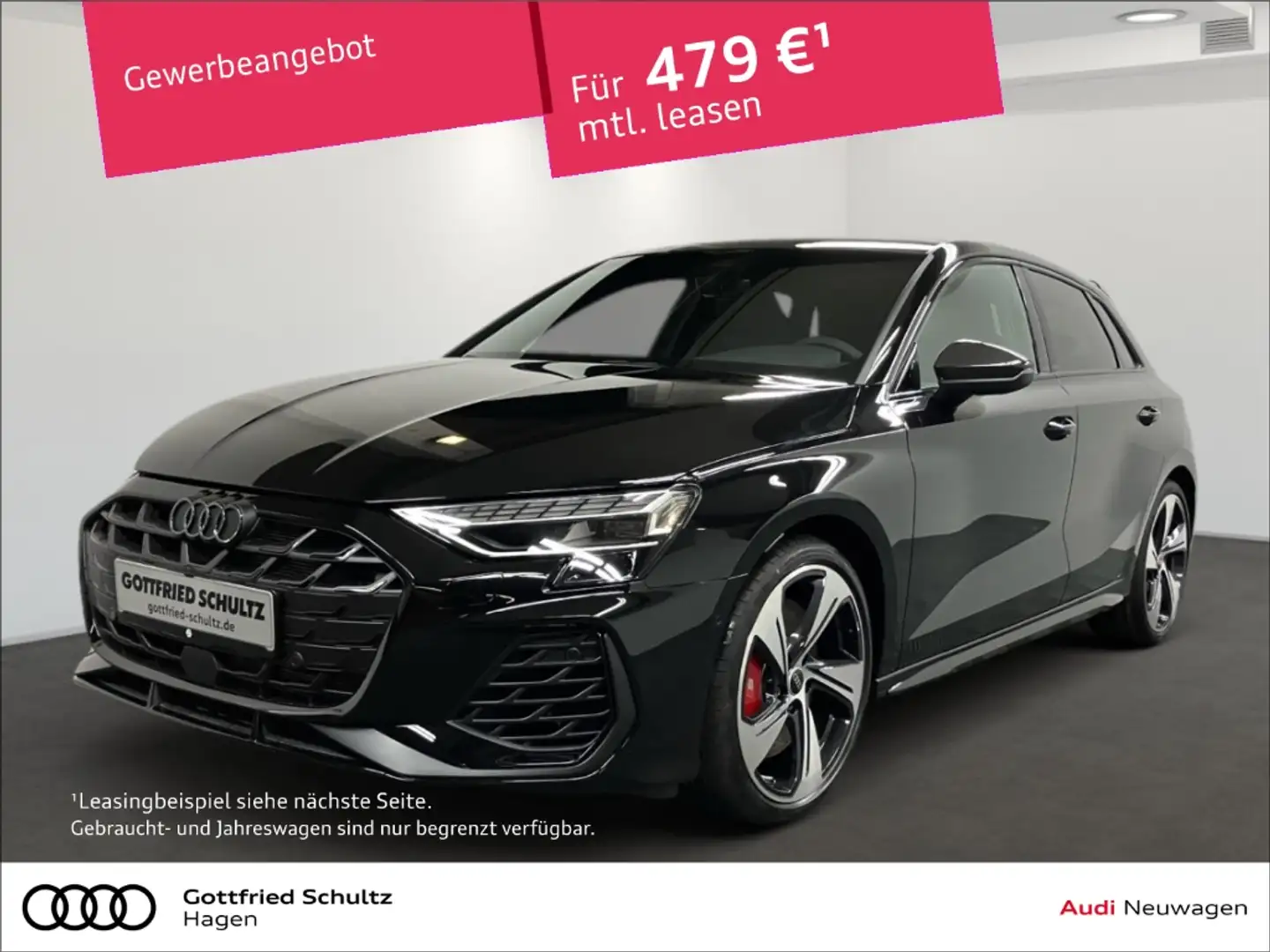 Audi S3 Sportback TFSI Pano+Matrix LED+Kamera Noir - 1