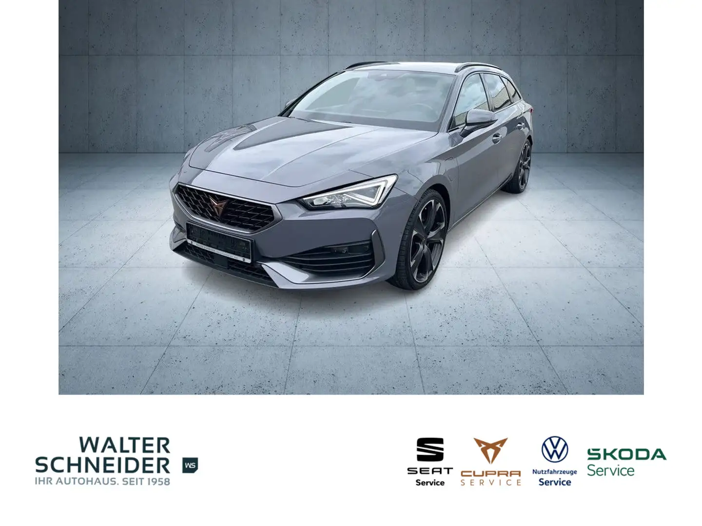 CUPRA Leon SP 1.4 eTSI DSG eHybrid VZ AHK Navi LED ACC Gris - 1