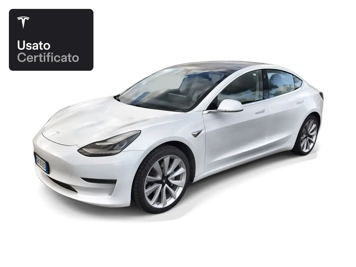 Tesla Model 3 Long Range AWD Blanc - 1