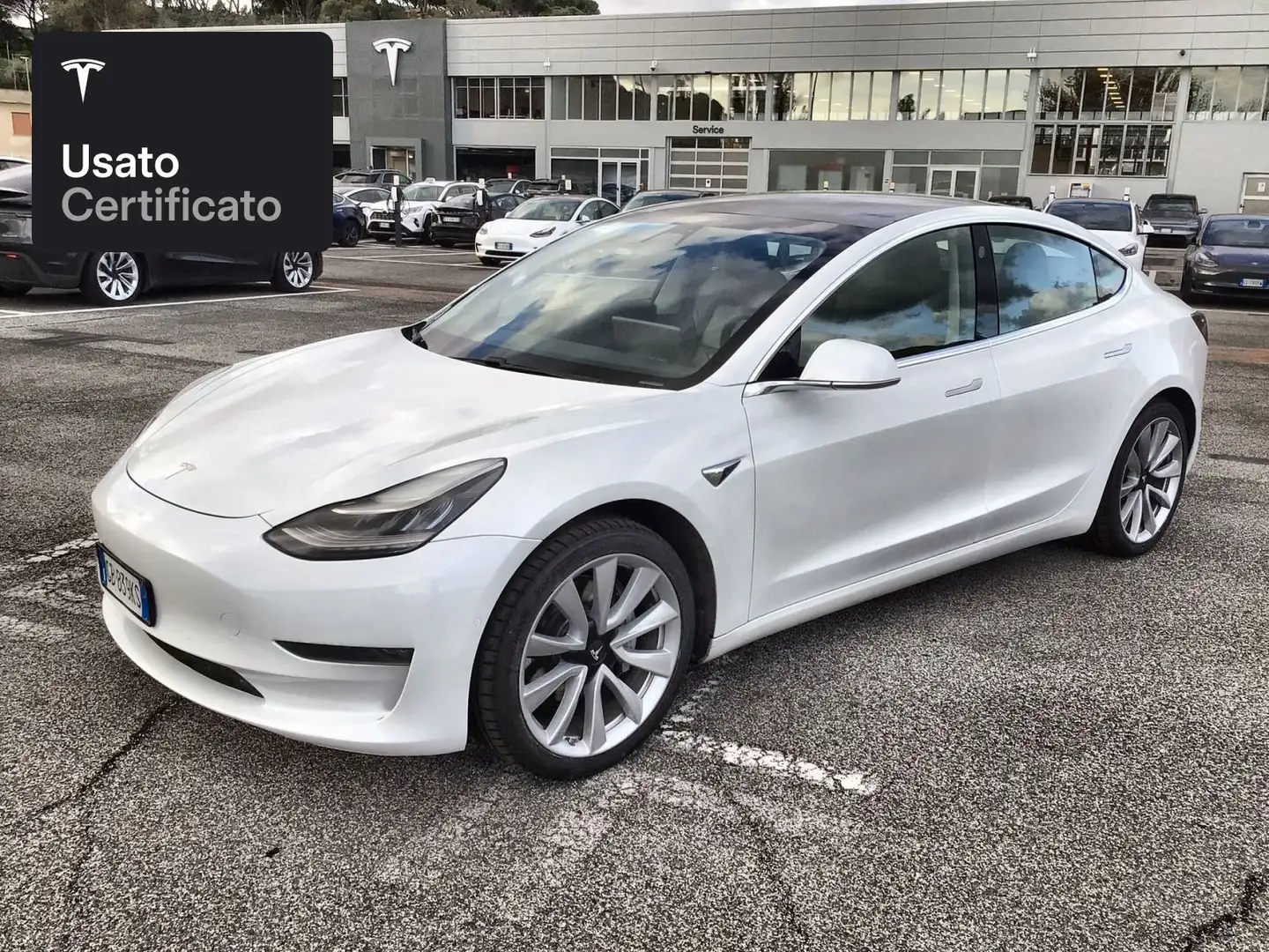 Tesla Model 3 Long Range AWD Blanc - 2