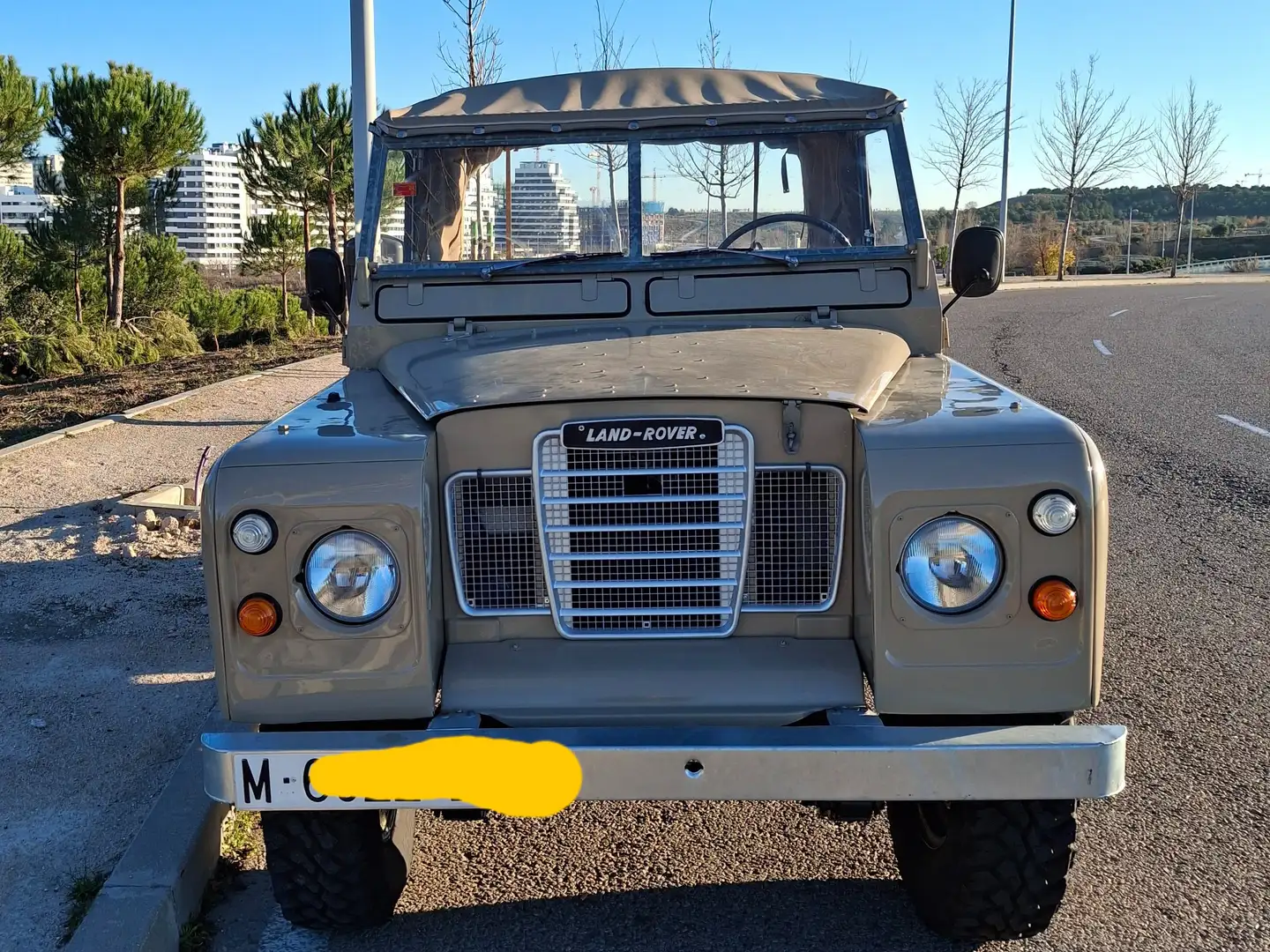 Land Rover Defender SANTANA 88 Techo Lona Бежевый - 1