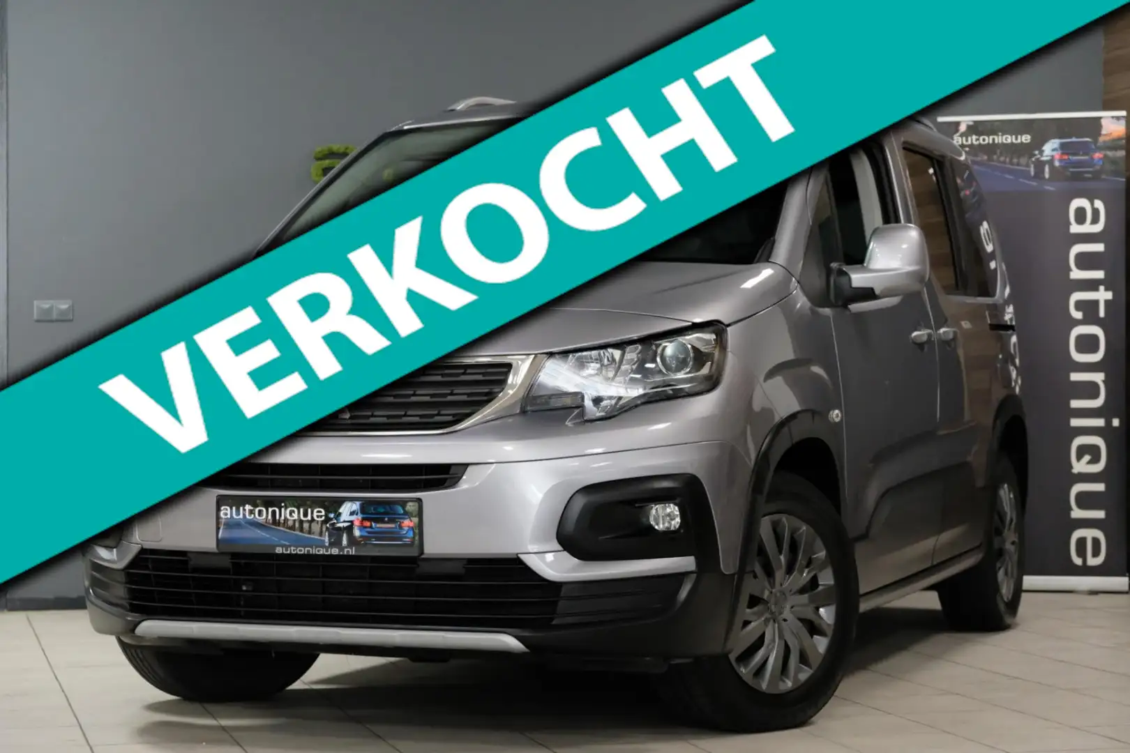 Peugeot Rifter 1.2 Puretech Allure *D.riem vervangen* Cruise/Clim Grijs - 1