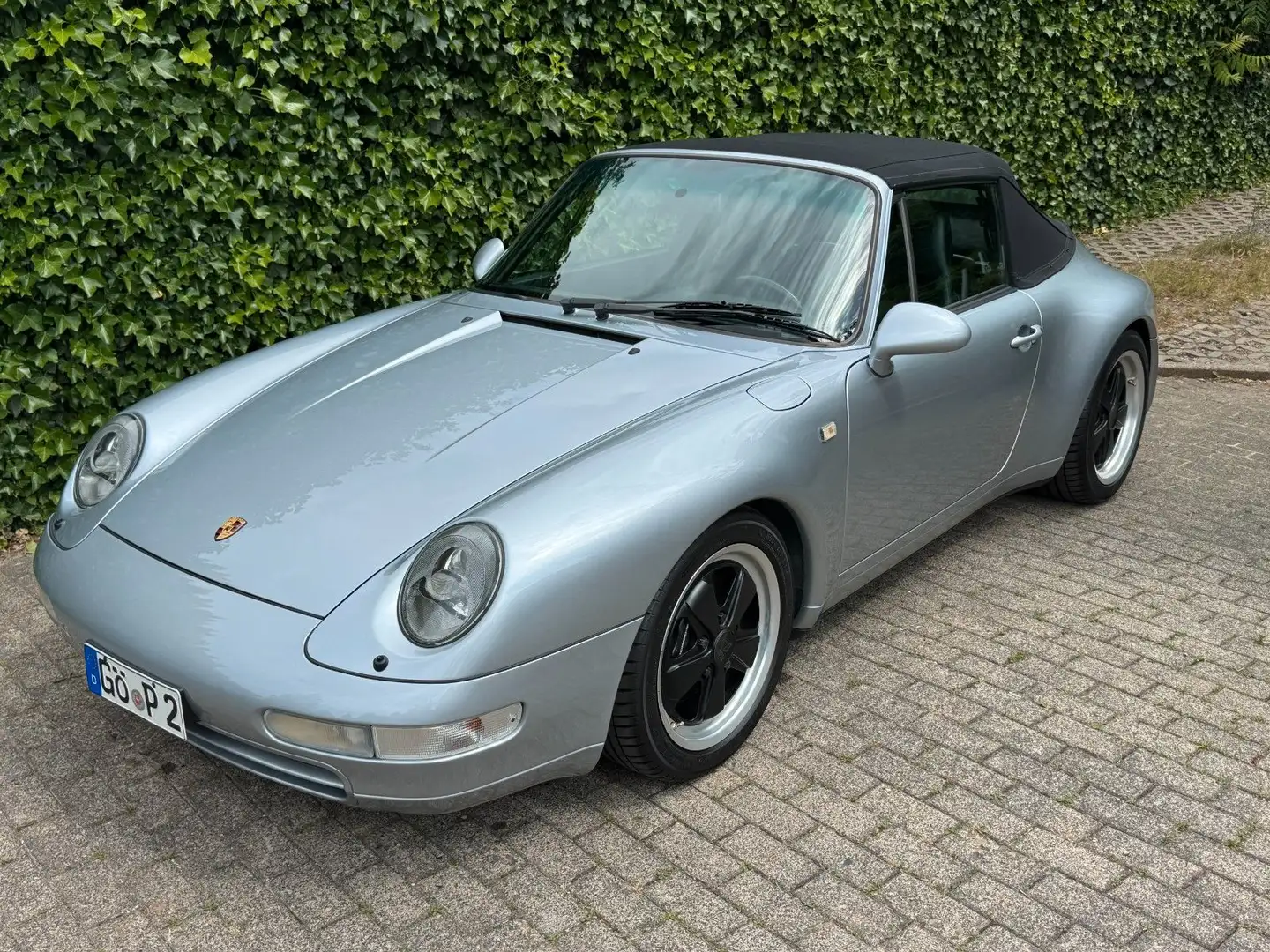 Porsche 911 993 Cabrio*Klima*Leder*TÜV, Service neu !!! Silber - 1