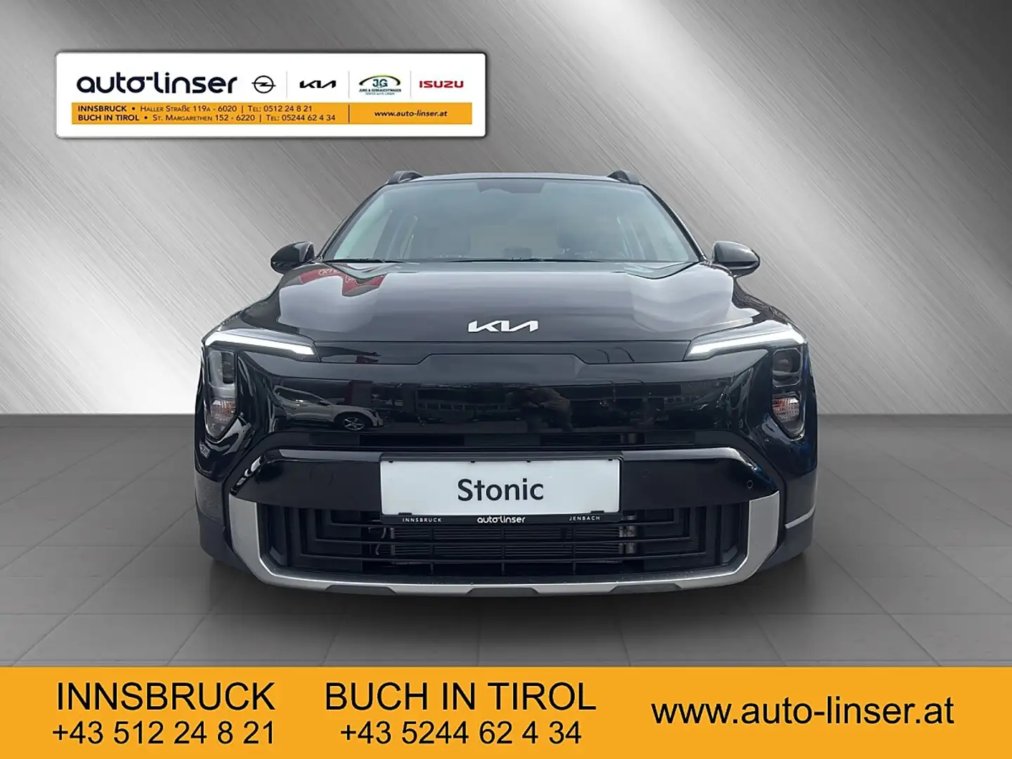 Kia Stonic 1,0 TGDI GPF ISG Titan Schwarz - 2