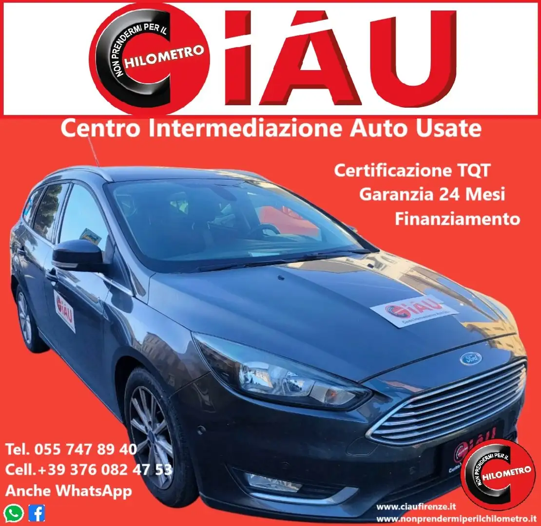 Ford Focus Focus SW 1.5 tdci Titanium Gris - 1