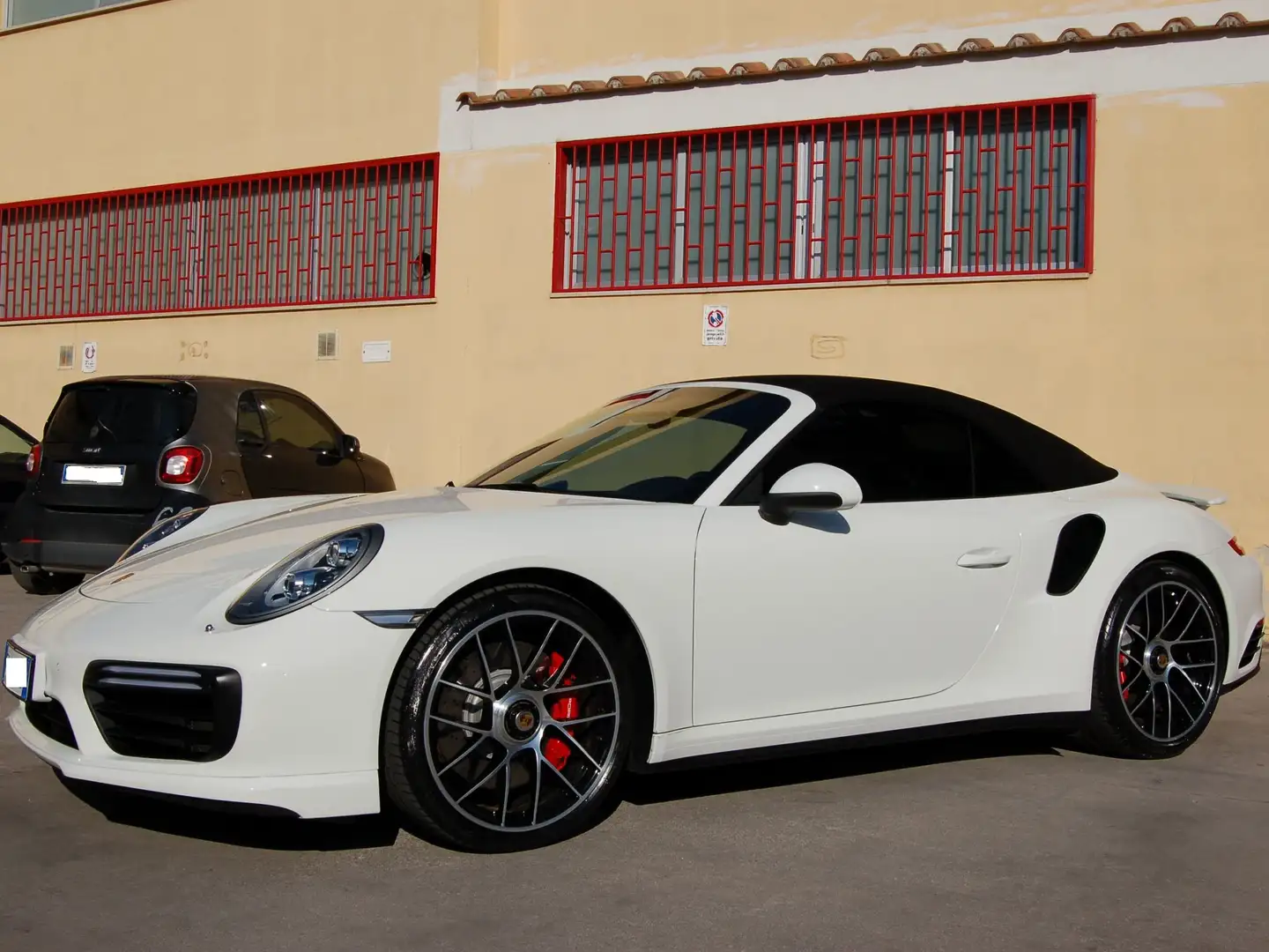 Porsche 911 911 Cabrio 3.8 Turbo 540cv auto Bianco - 1
