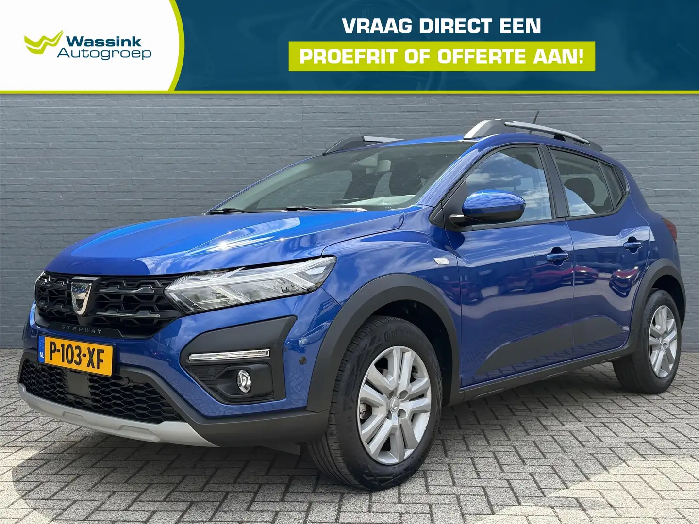 Dacia Sandero 1.0 TCe 110pk Stepway Comfort Blauw - 1