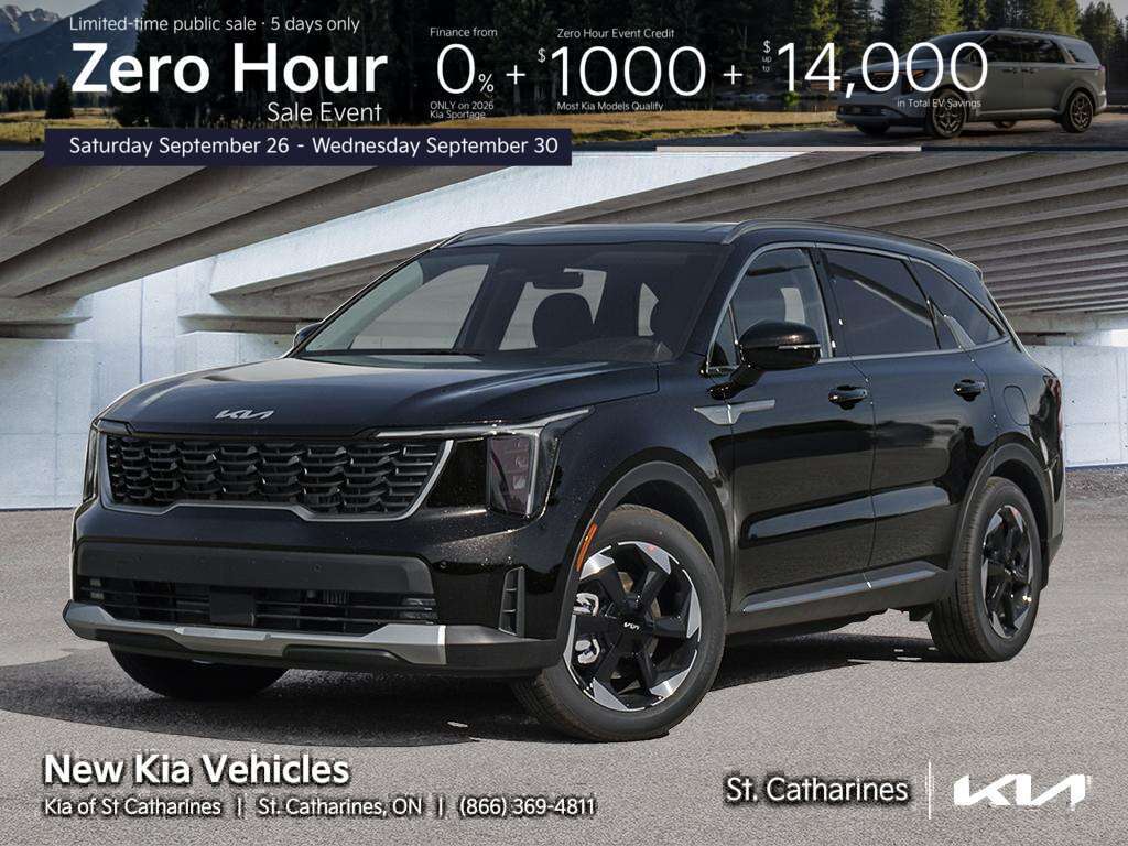 Black 2026 Kia Sorento Hybrid SUV / Crossover  6-Speed Automatic