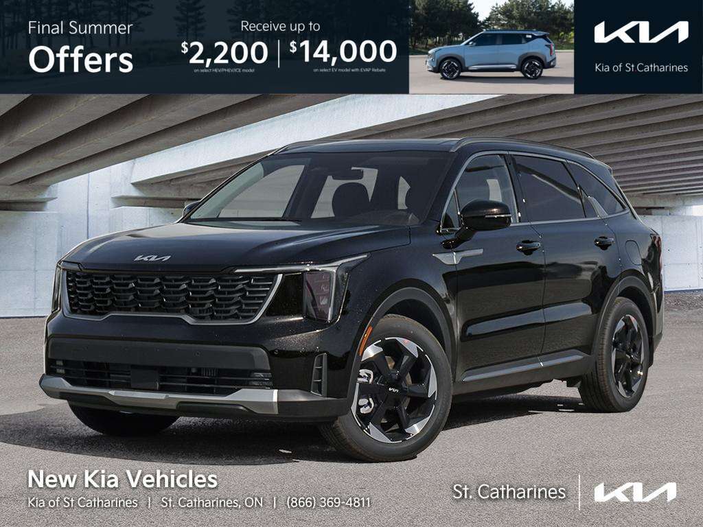 Black 2026 Kia Sorento Hybrid SUV / Crossover 6-Speed Automatic