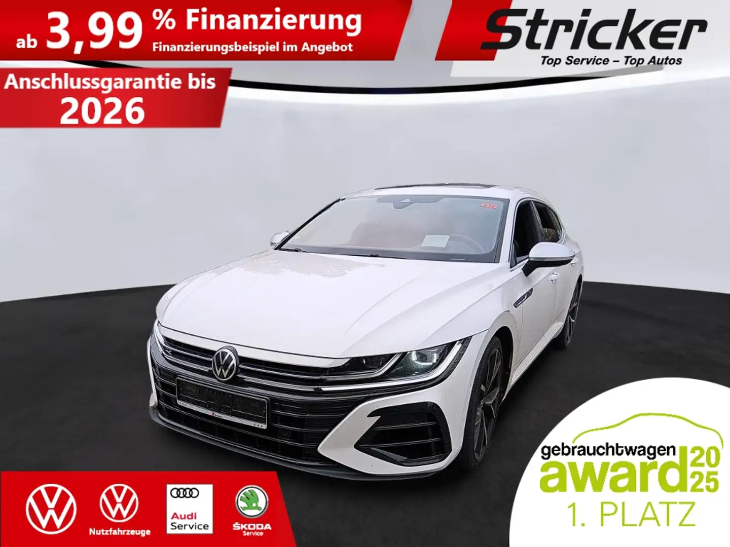 Volkswagen Arteon Shooting Brake R 2.0TSI 403,-ohne Anzahlung Neu 8 Weiß - 1