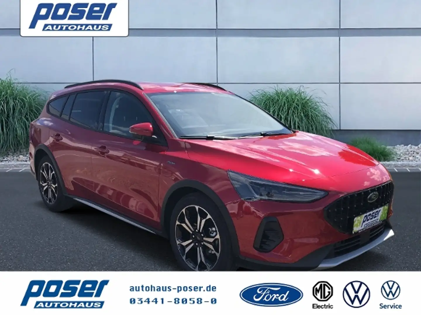 Ford Focus Turnier Active X KLIMA LED NAVI ALU Rouge - 1