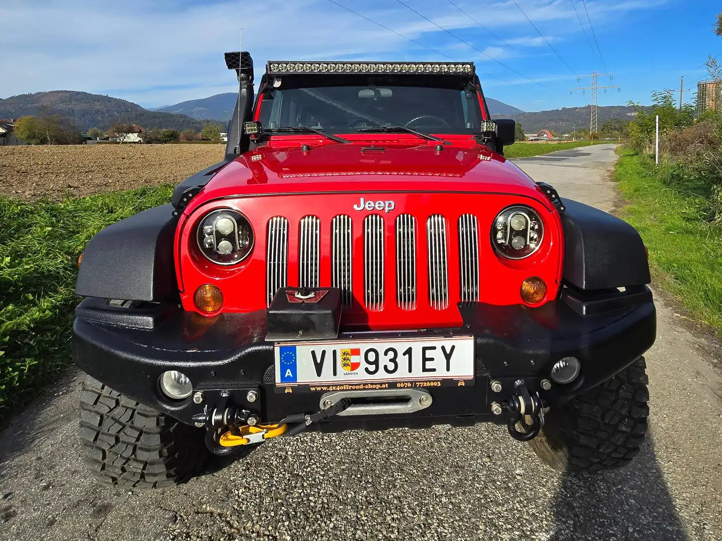 Jeep Wrangler Wrangler Rubicon 2,8 CRD Hardtop Aut. Rubicon Hardtop Rot - 1
