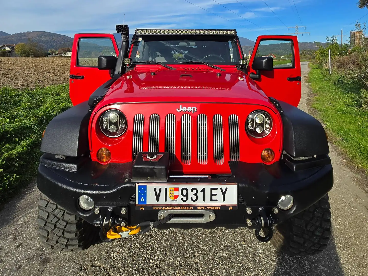 Jeep Wrangler Wrangler Rubicon 2,8 CRD Hardtop Aut. Rubicon Hardtop Rot - 2