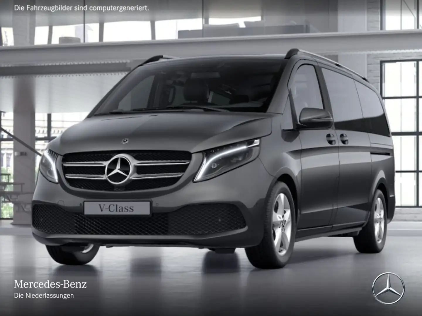 Mercedes-Benz V 250 d EDITION+SportP+9G+LED+Kamera+Klimaautom Grau - 2