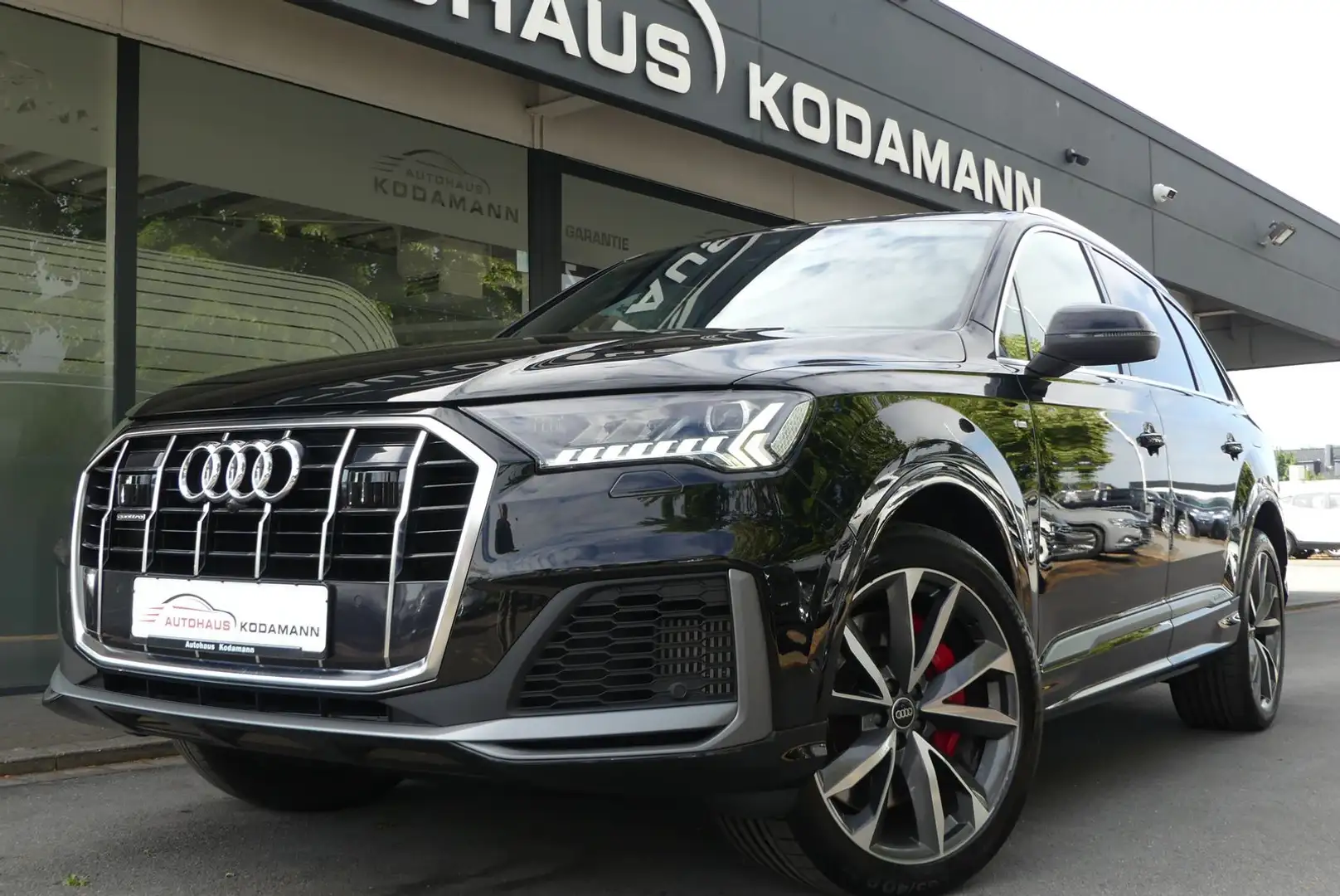 Audi Q7 55TFSI-e quattro S-line*Memory*Matrix*21Zoll* Чорний - 1
