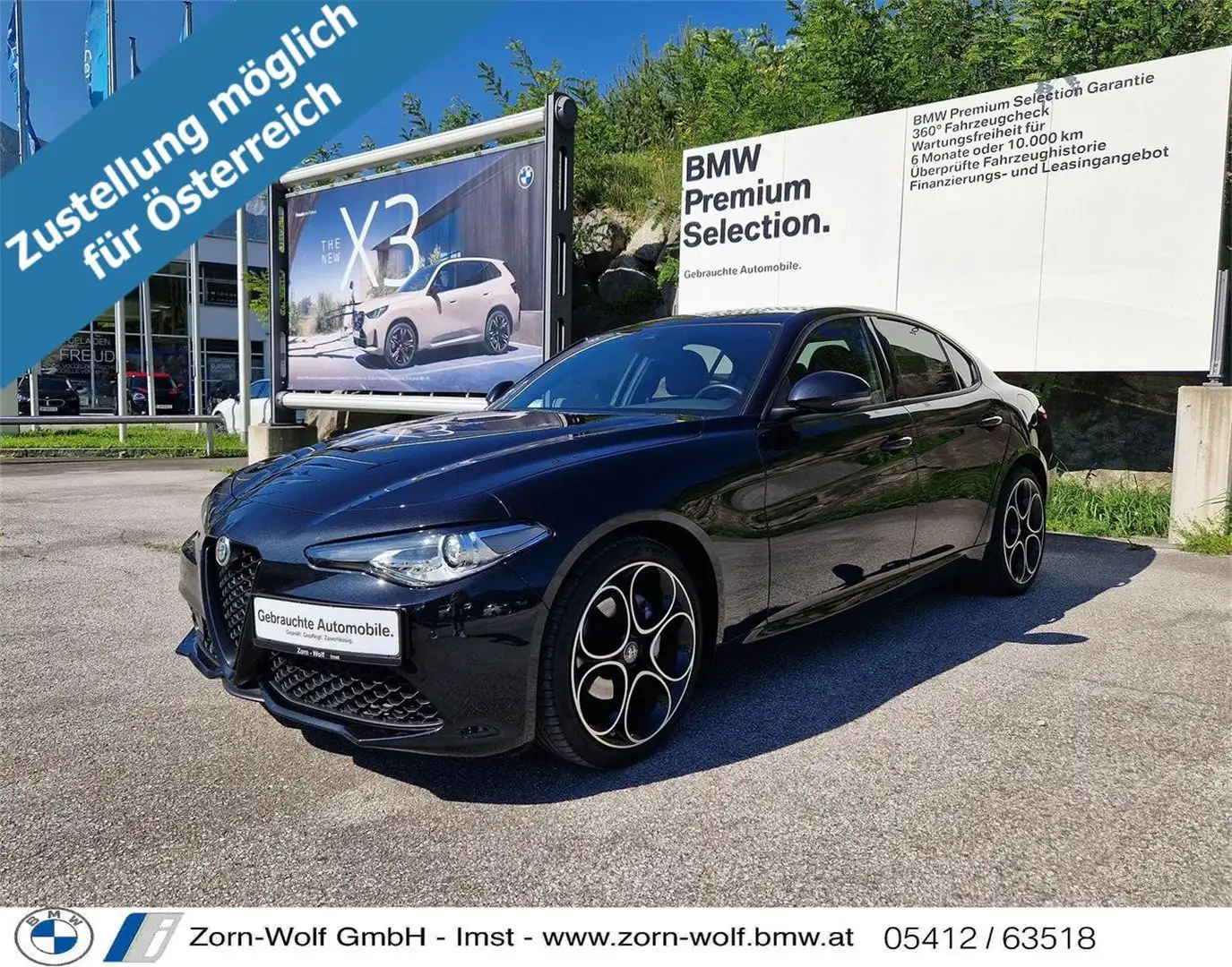 Alfa Romeo Giulia Super + Sprint Packet 2 Noir - 1