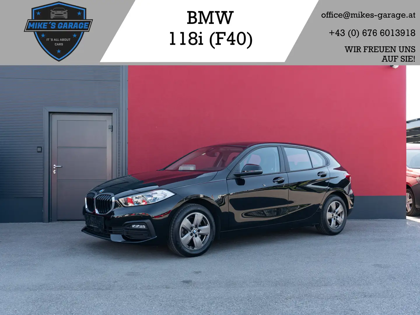 BMW 118 118i Advantage *NAVI* *AUT**DAB* *ASSIST* Schwarz - 1