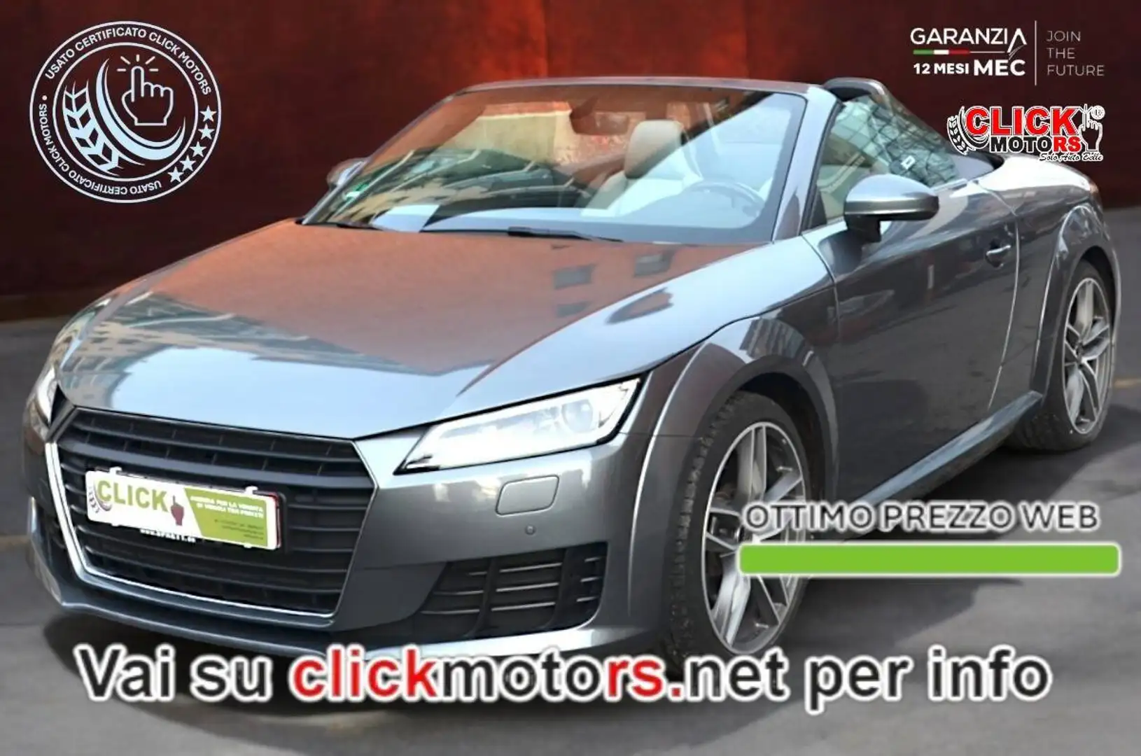 Audi TT RS TT III 2017 Roadster Cabrio - limousine Grijs - 1