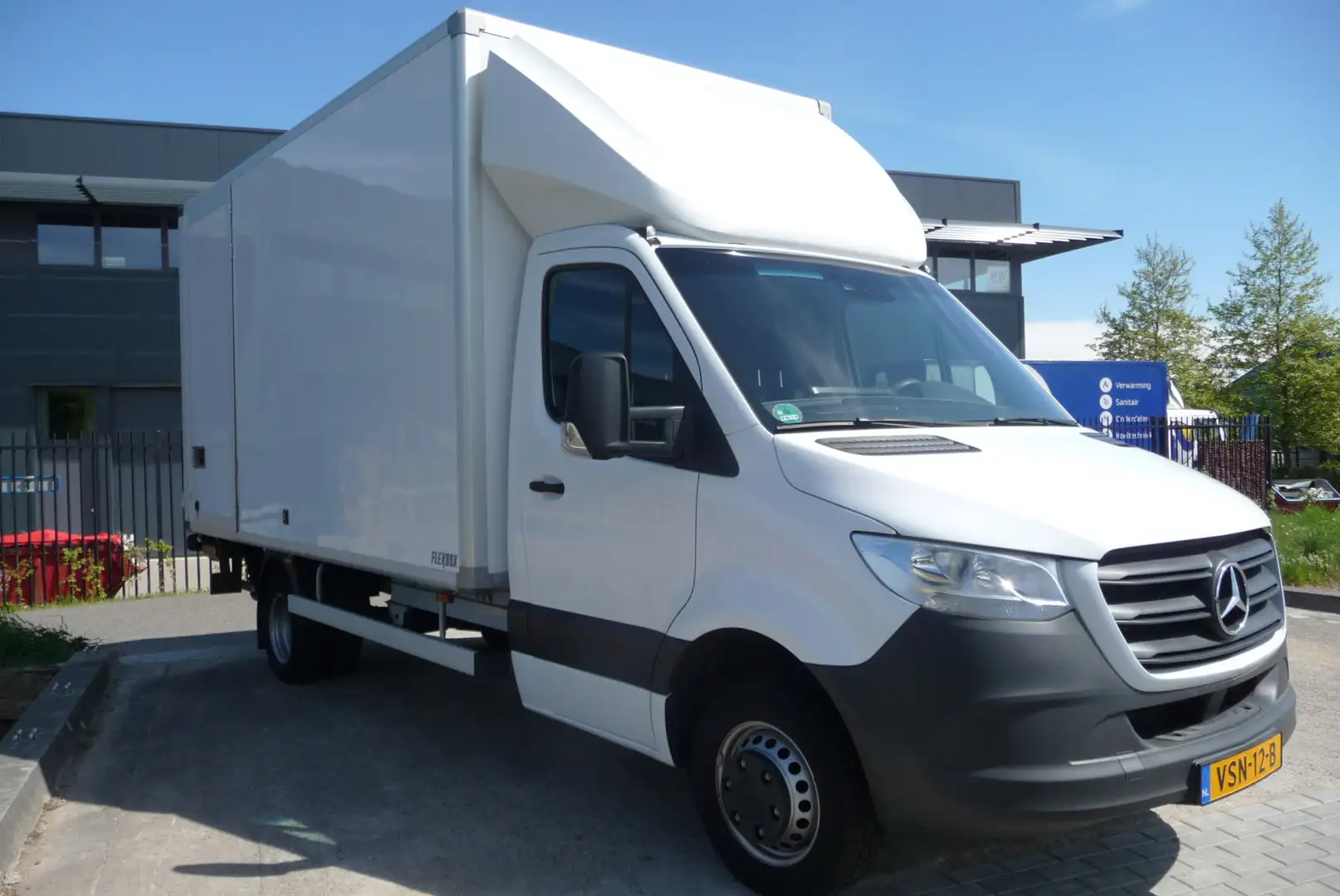 Mercedes-Benz Sprinter 515 CDI 433 bakwagen met klep trekhaak zijdeur 11- Blanc - 2