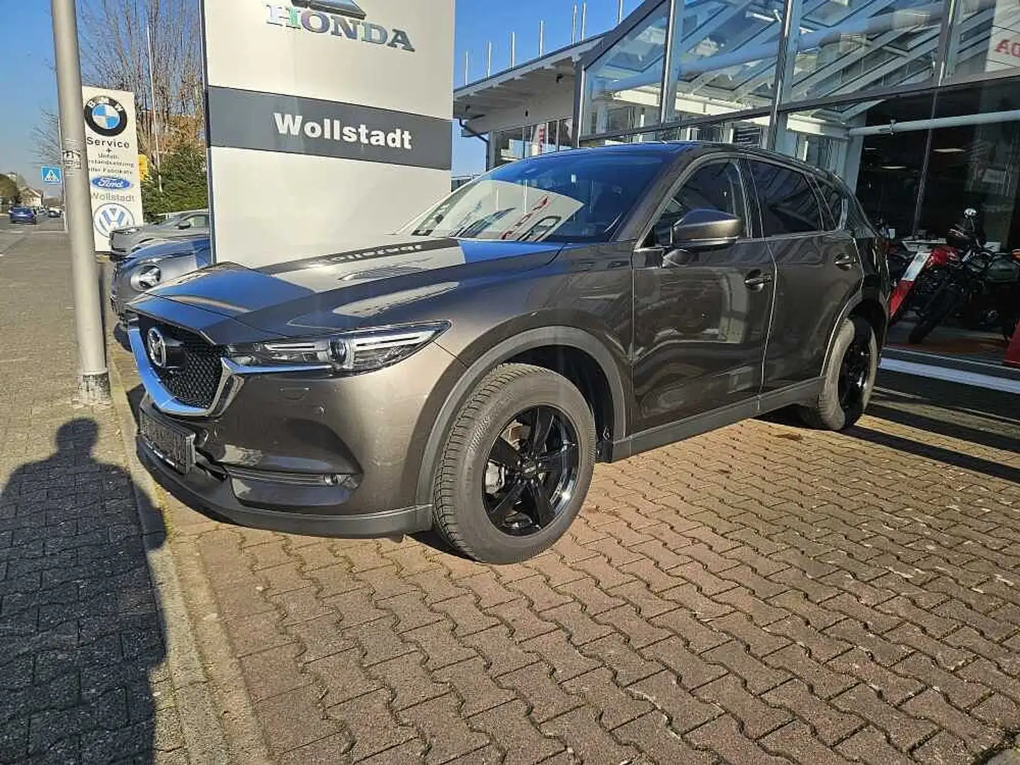 Mazda CX-5 SKYACTIV-G 194 Aut. Sports-Line m. AHK/360°/Navi/L Grau - 1