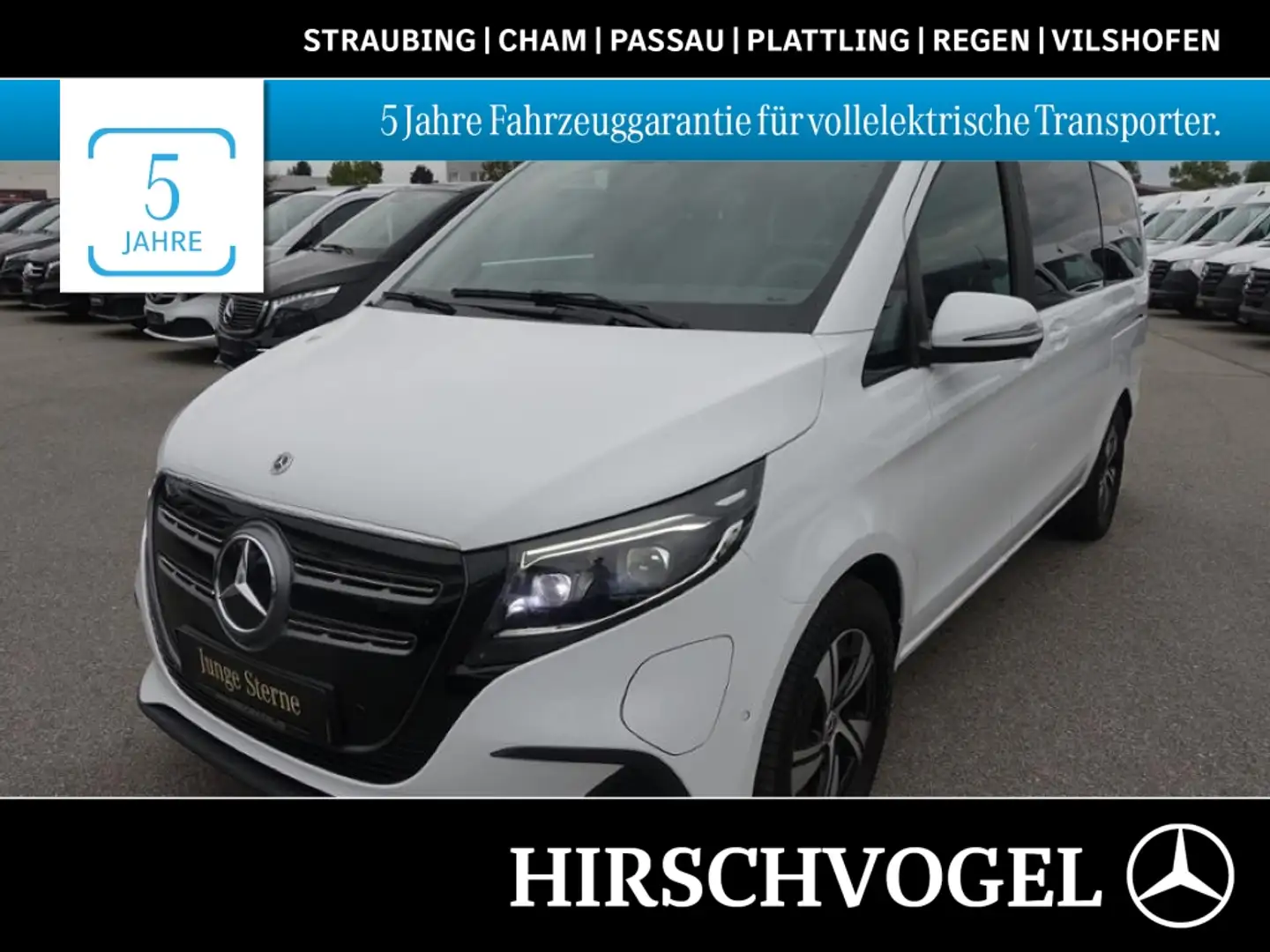 Mercedes-Benz EQV 300 MOPF lang LEDER Distronic+2x el.Türen Weiß - 1