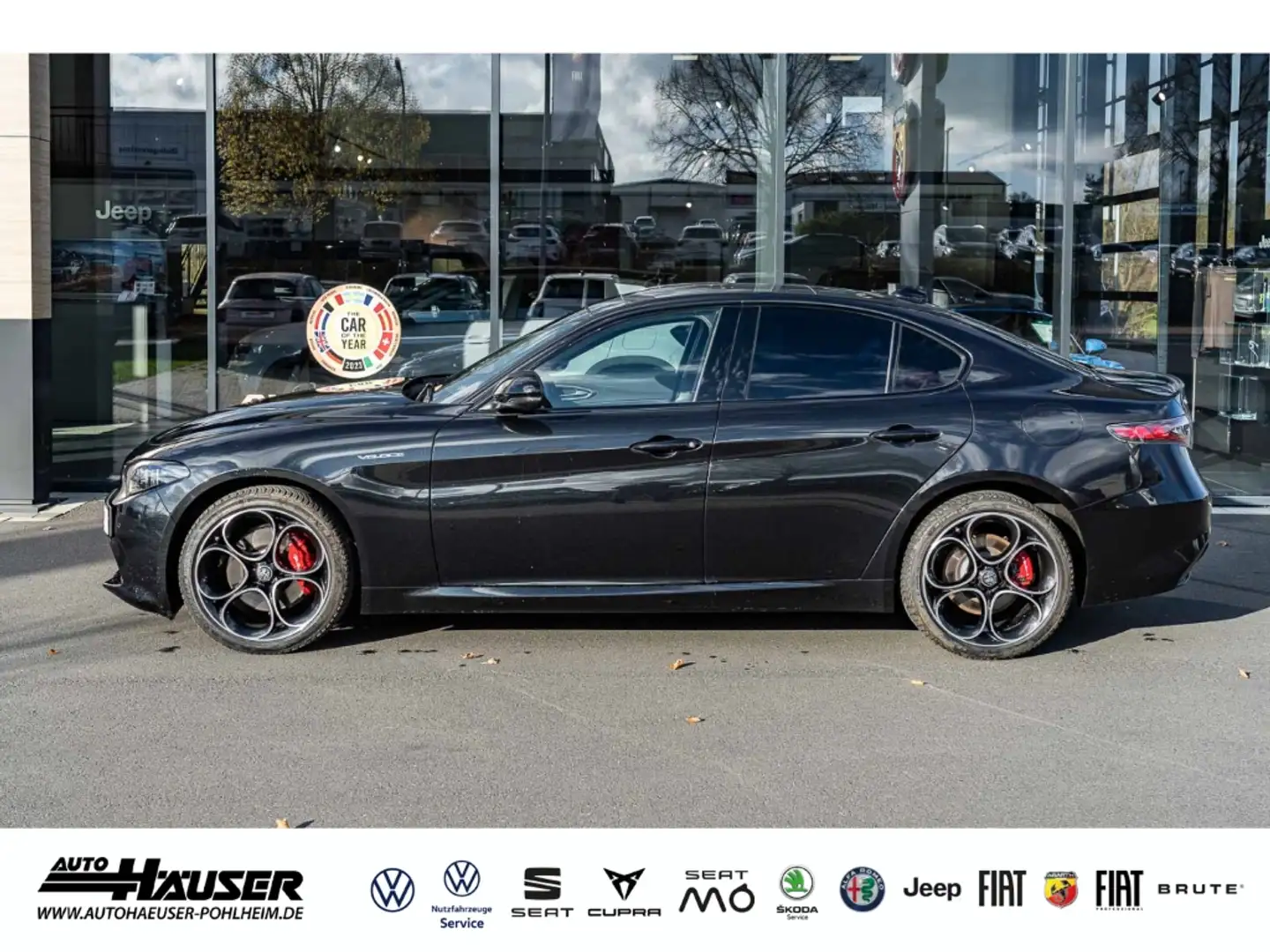 Alfa Romeo Giulia Veloce 2.0 Turbo AT8 Q4 PANO HARMAN-KARDON MEMORY Noir - 2