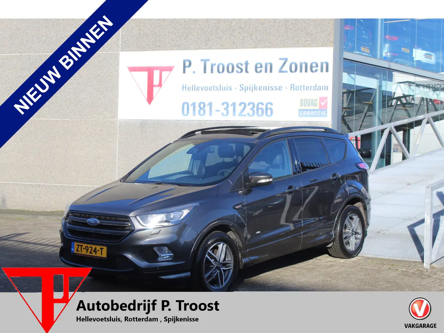 Ford Kuga 1.5 EcoBoost AWD Vignale Trekhaak/Panoramadak/Navi Grau - 1