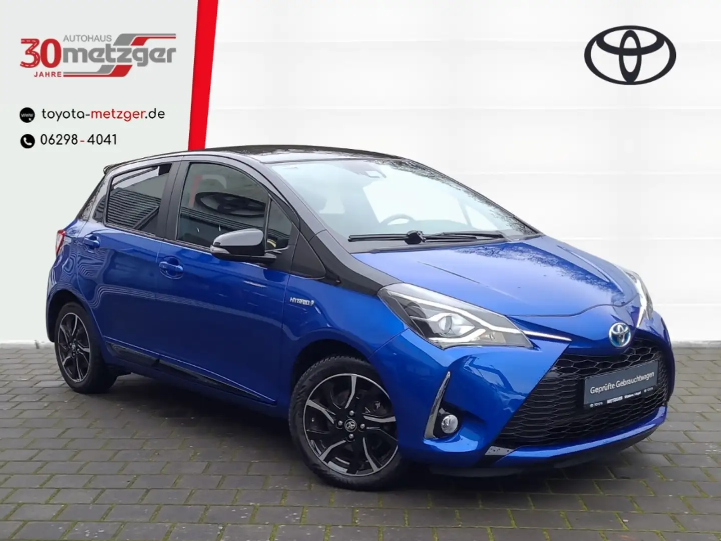 Toyota Yaris 1.5 Hybrid Style Selection +Navi +Sitzheizung +Sma Bleu - 1