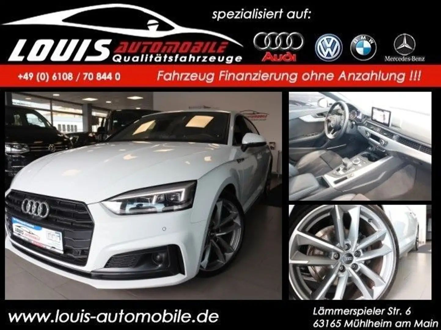 Audi A5 Sportback 40 g-tron Sport S-Line Plus/19LM Blanco - 1