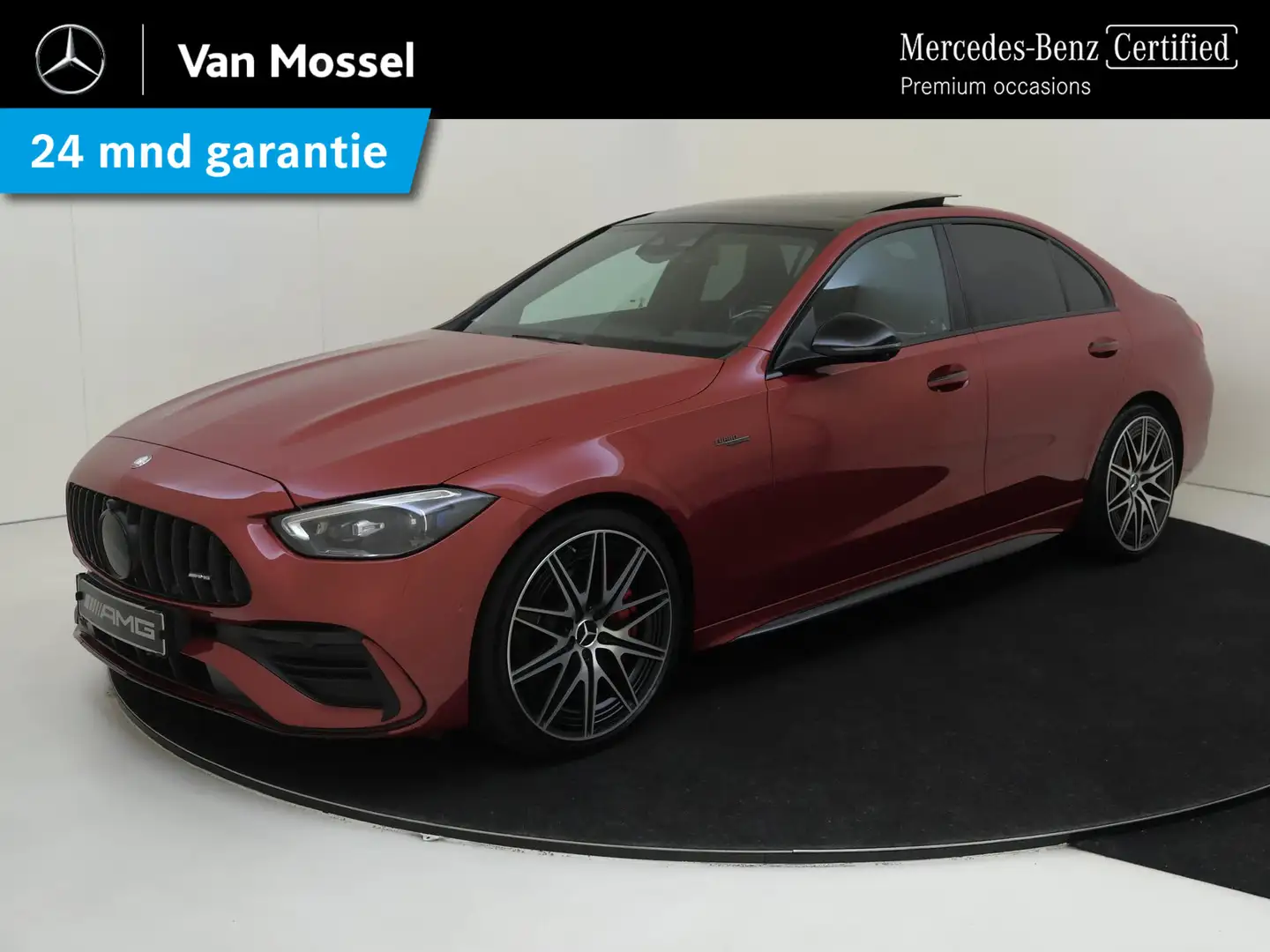 Mercedes-Benz C 43 AMG 4MATIC Premium Plus/ Dynamic Plus/ Panoramadak/ Ca Rood - 1