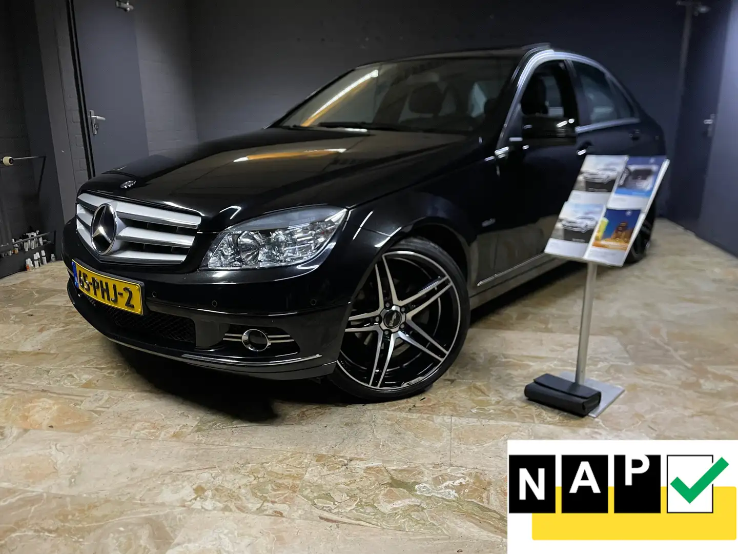 Mercedes-Benz C 180 Automaat Navi Lm velgen Business Class Elegance Noir - 1