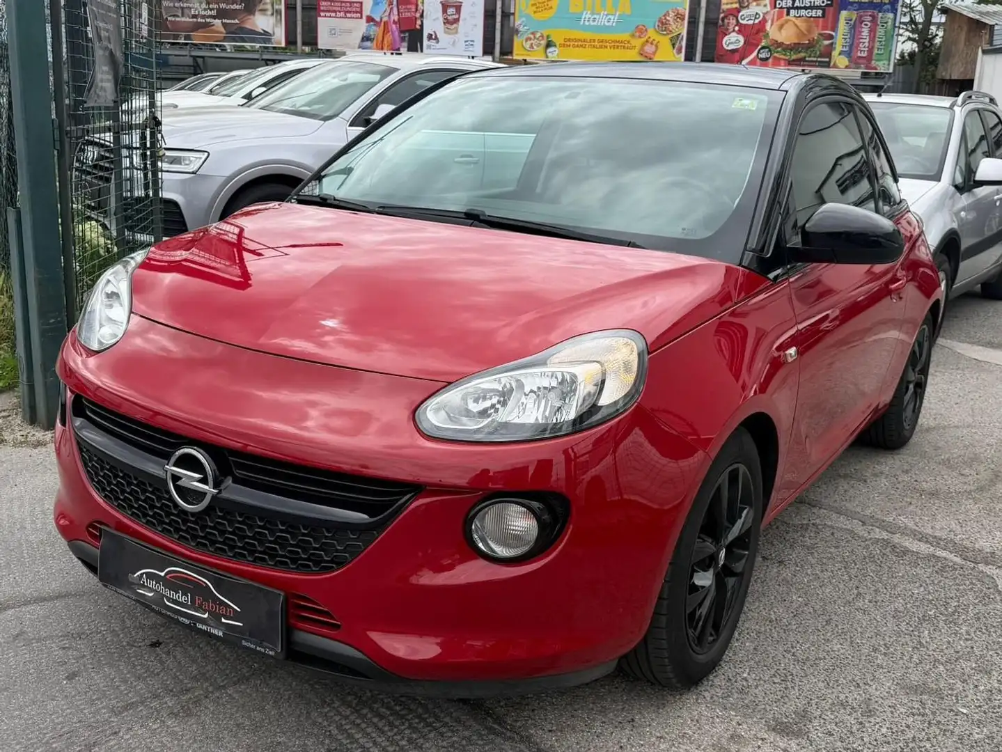 Opel Adam 1,0 Turbo Jam sparsam mit Klima Tempomat Sitzheiz Rot - 1