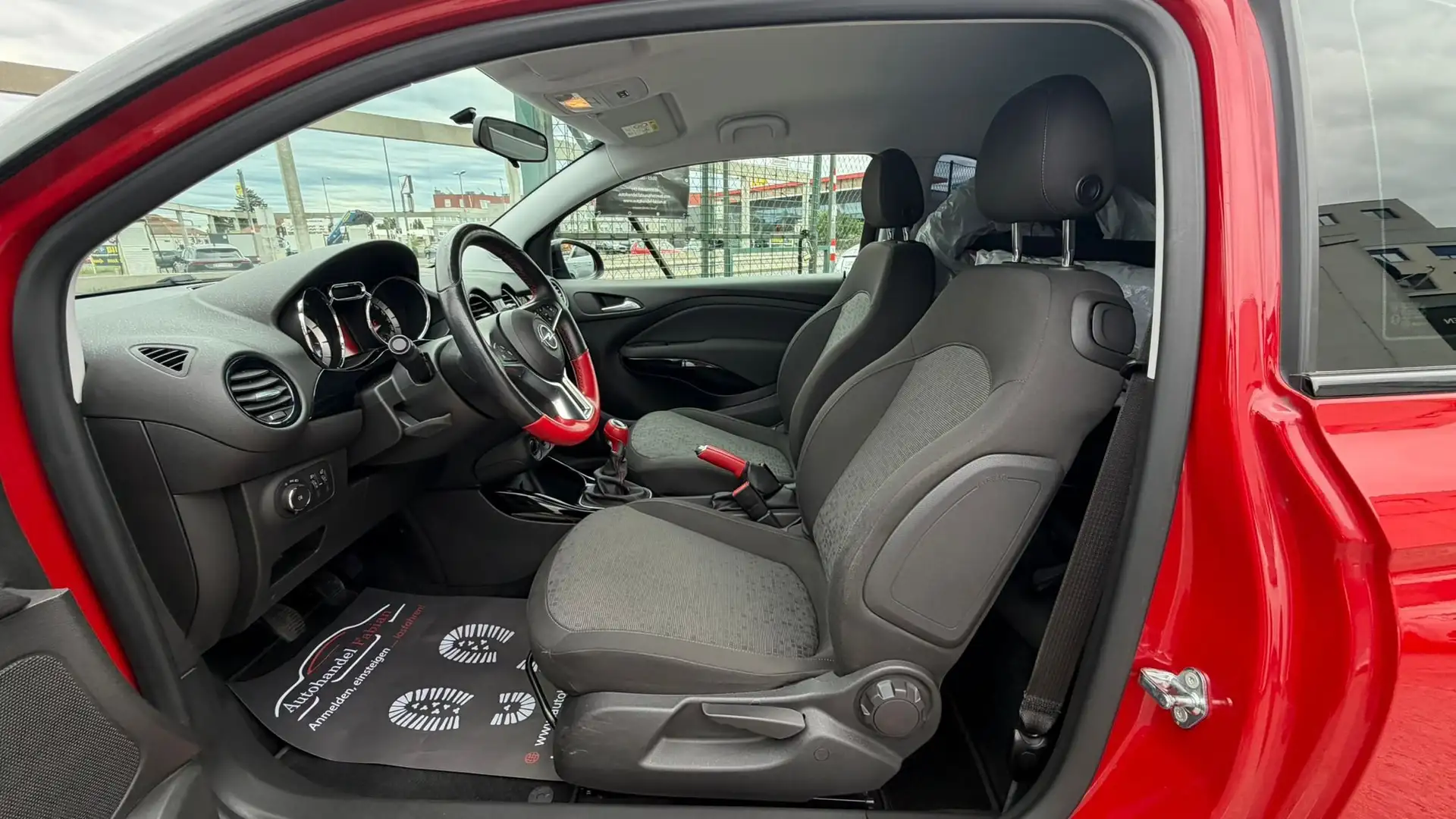 Opel Adam 1,0 Turbo Jam sparsam mit Klima Tempomat Sitzheiz Rot - 2