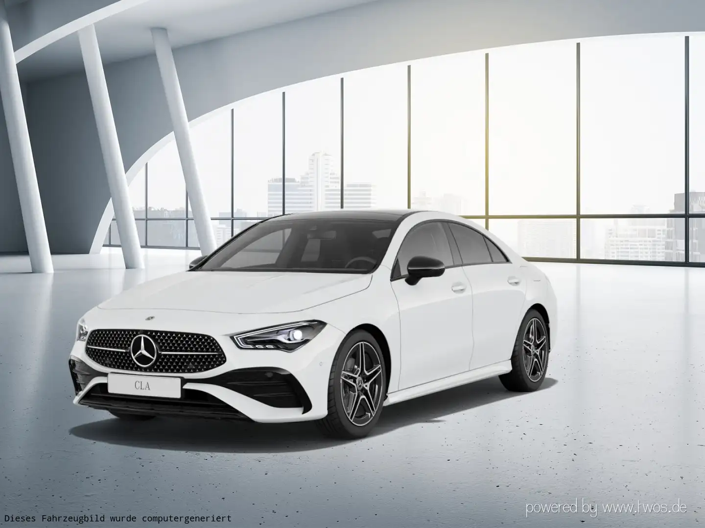 Mercedes-Benz CLA 180 CLA 180 Coupé AMG Nightpak PanoD 360Kam Distro Blanco - 2