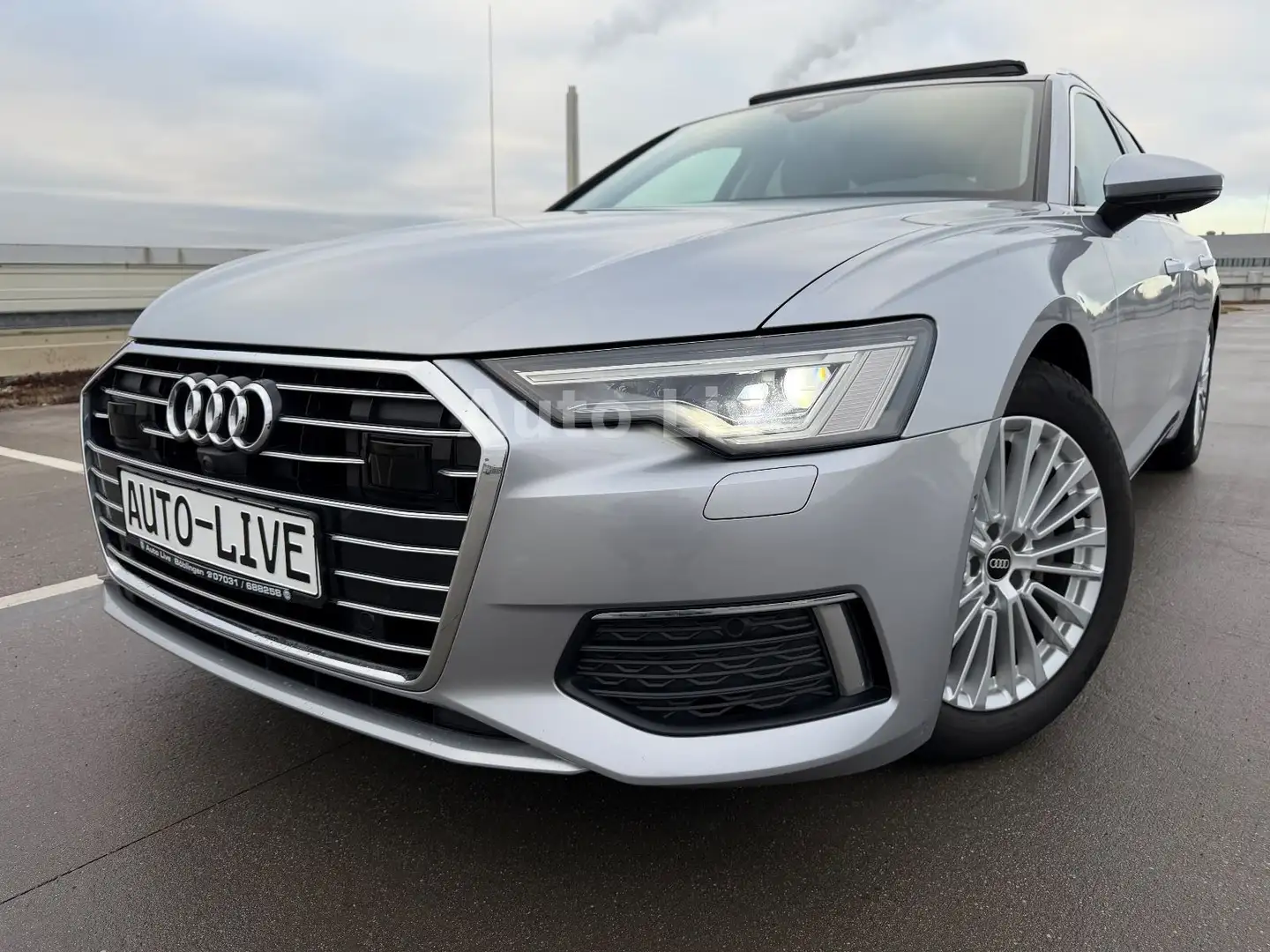 Audi A6 40 TDI Av*S TRO*PAN*LEDER*VIRT*MATRIX*360*VOL Plateado - 1