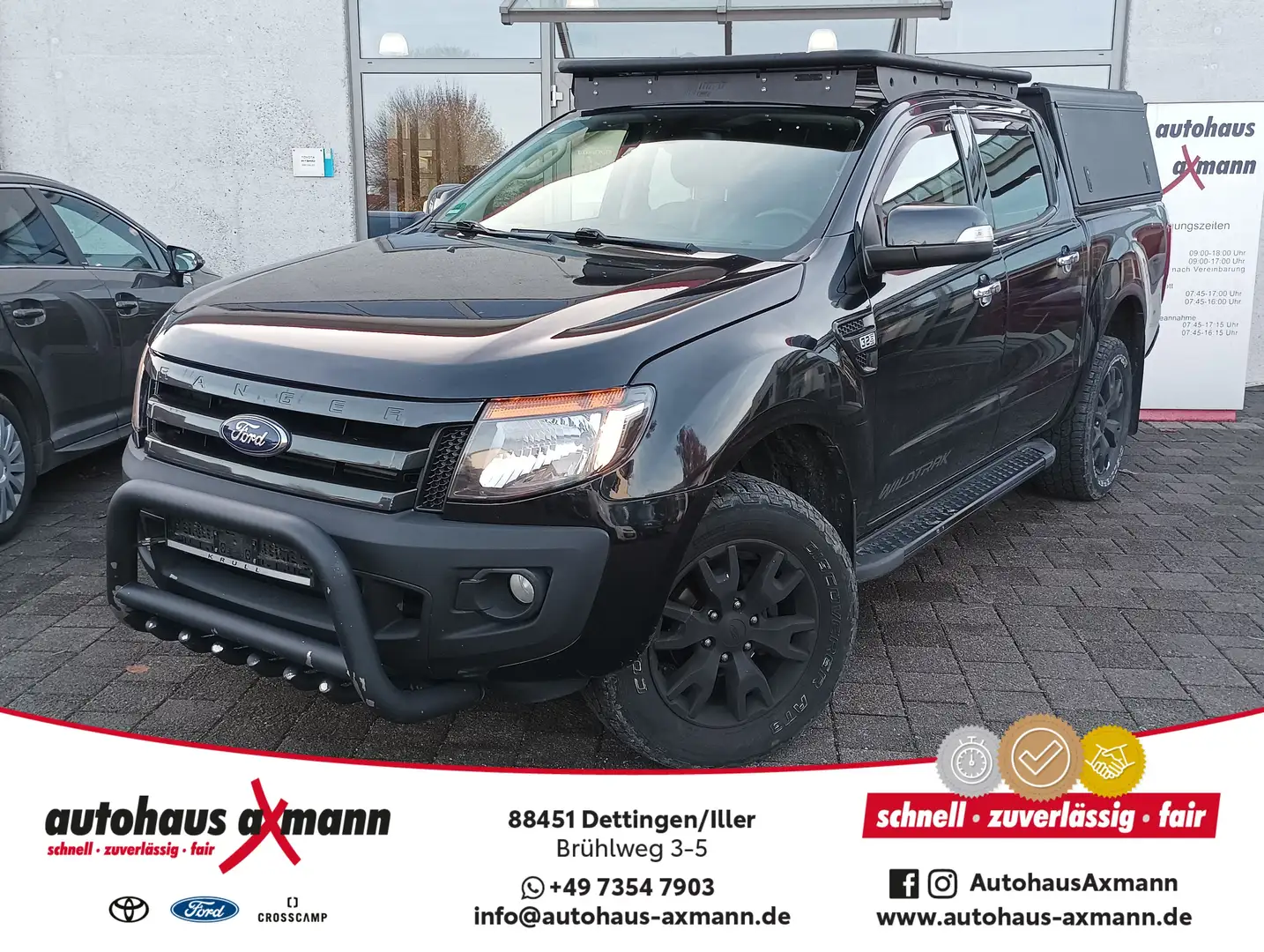 Ford Ranger Wildtrak Doppelkab 4x4 * Standheizung* Kamera* AHK Noir - 1