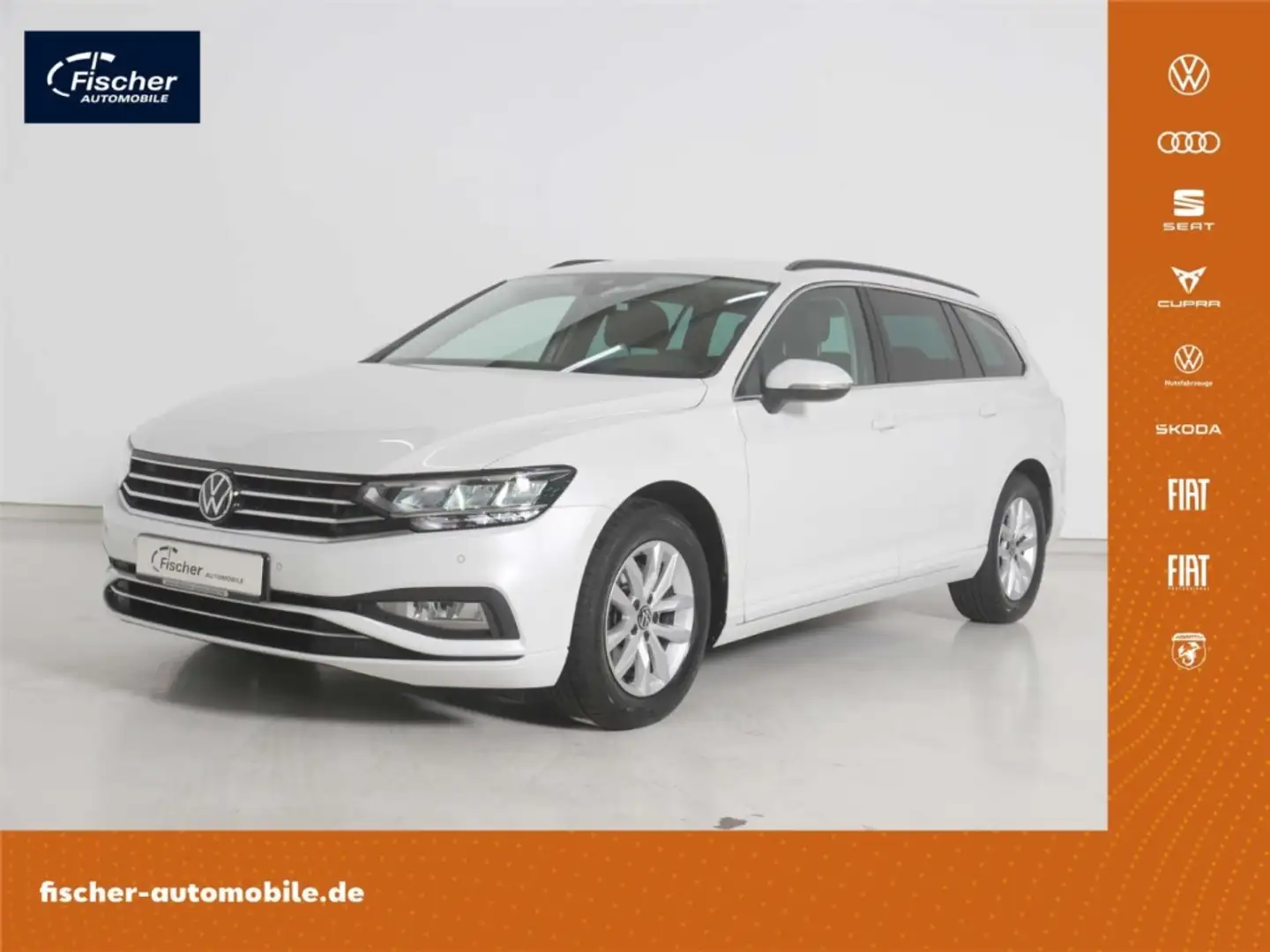 Volkswagen Passat Variant 2.0 TDI Business DSG AHK/LED/NAV Blanc - 1