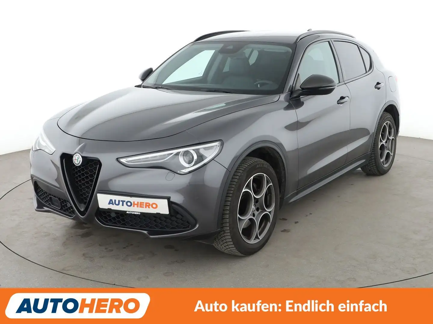 Alfa Romeo Stelvio 2.2 JTDM Q4 B-Tech Aut.*NAVI*BI-XENON*ACC*CAM*PDC* Grau - 1