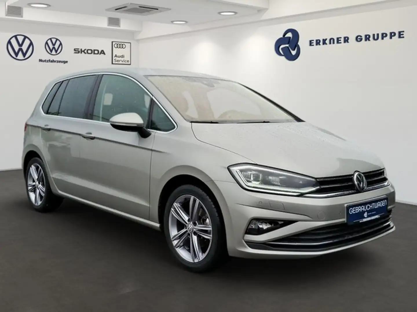 Volkswagen Golf Sportsvan 1.5TSI DSG Highline LED+ACC+NAVI+++ Zilver - 2