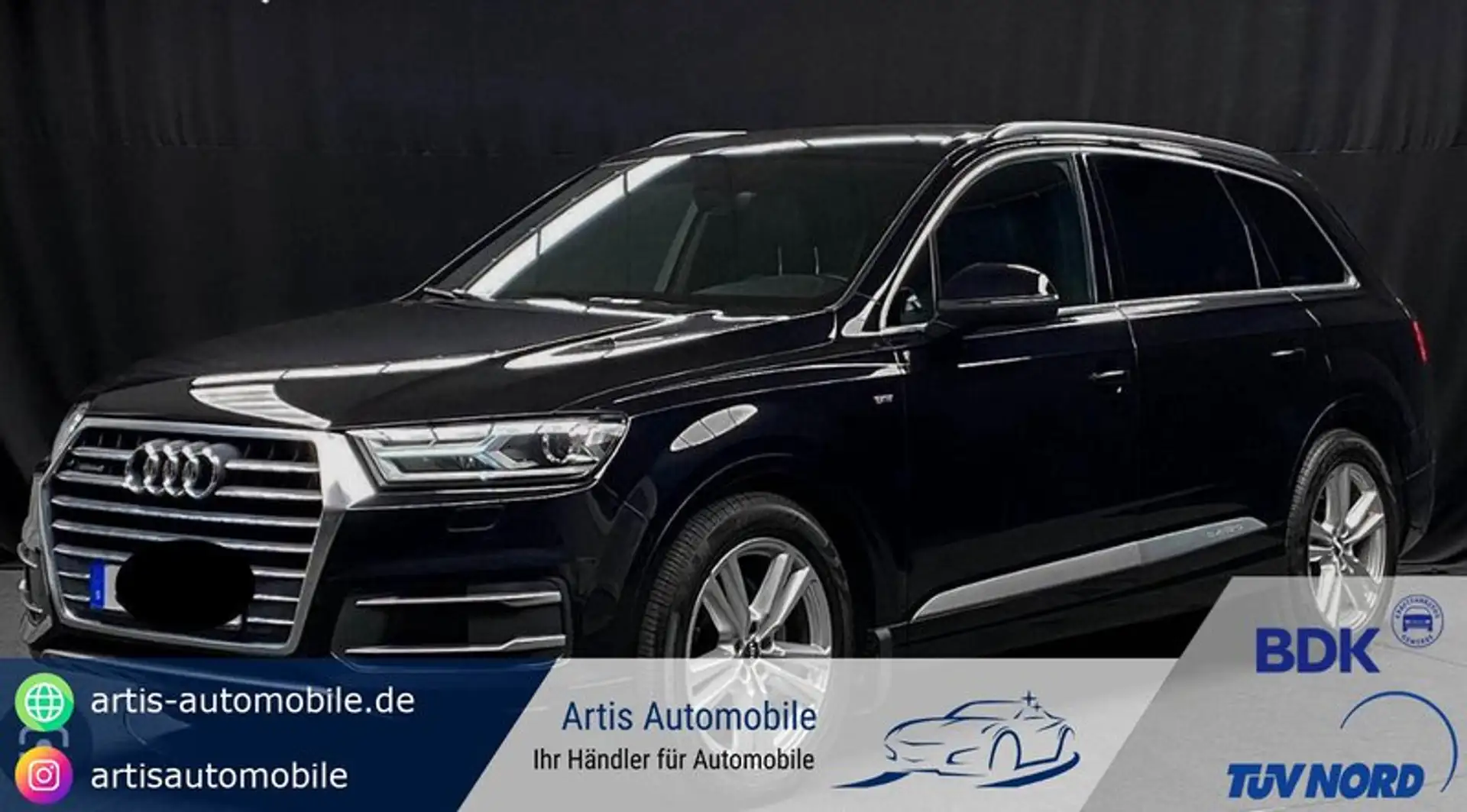 Audi Q7 3.0 TDI ultra quattro S-LINE*BOSE*VRT-COCKPIT Noir - 1