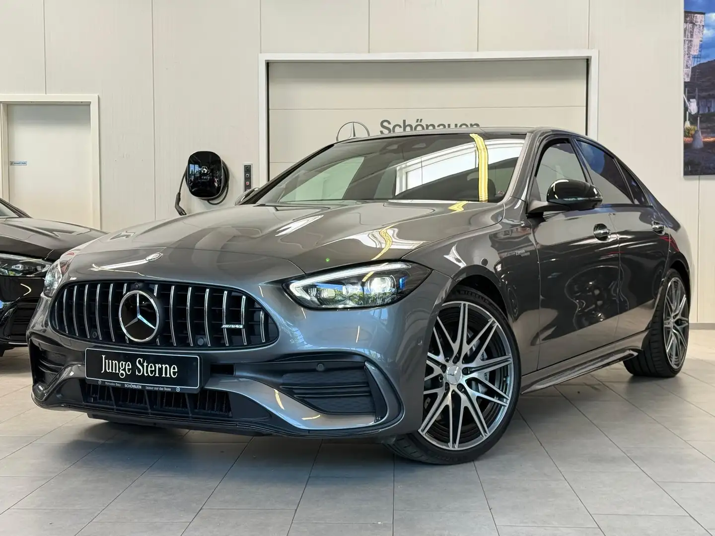 Mercedes-Benz C 43 AMG Mercedes-AMG C 43 4M PANO+20+FAP+PERFSOUND+NIGHT Gris - 1