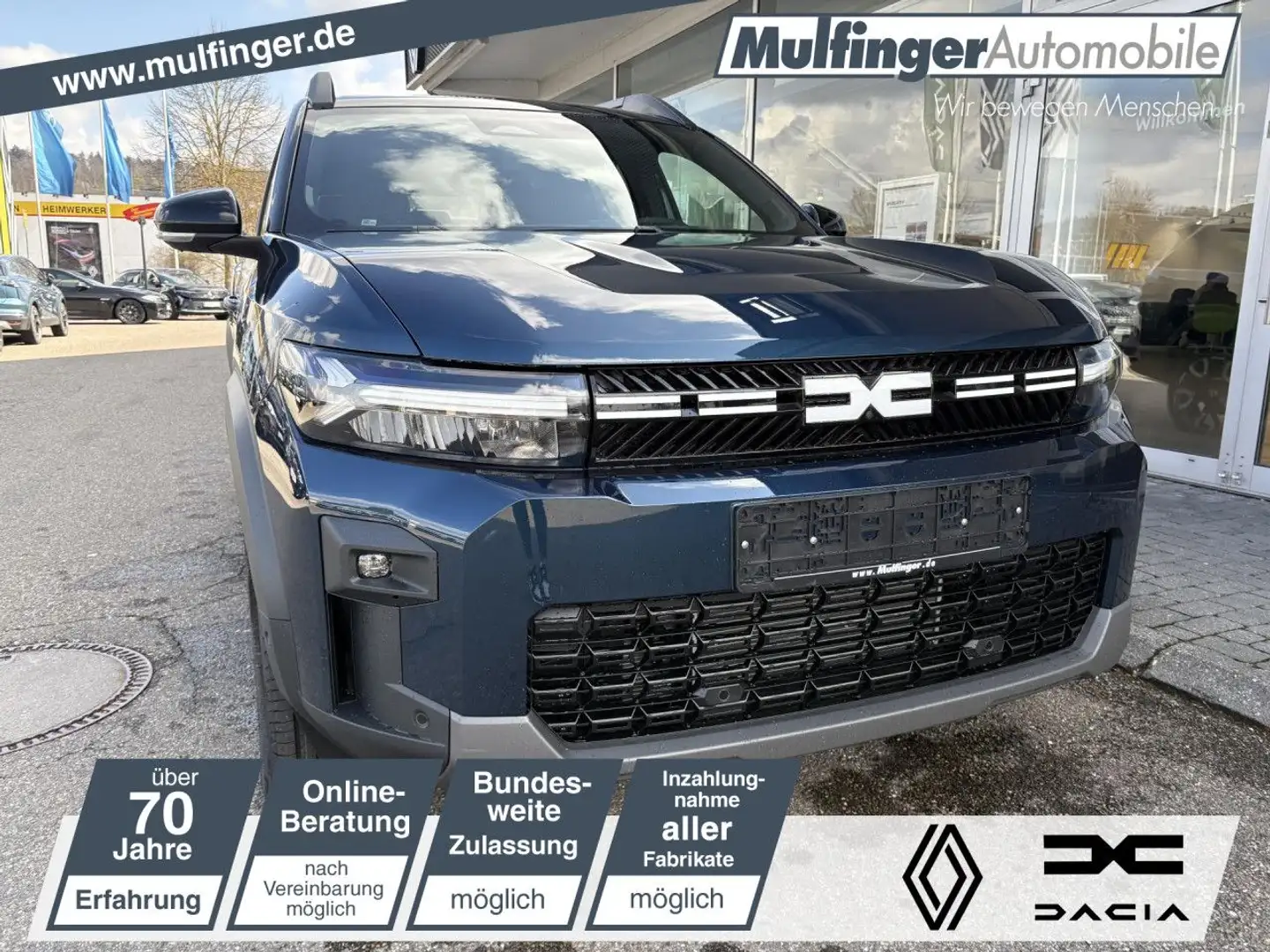 Dacia Bigster Journey HYBRID 155 Navi Klima Einparkhilfe Blau - 1