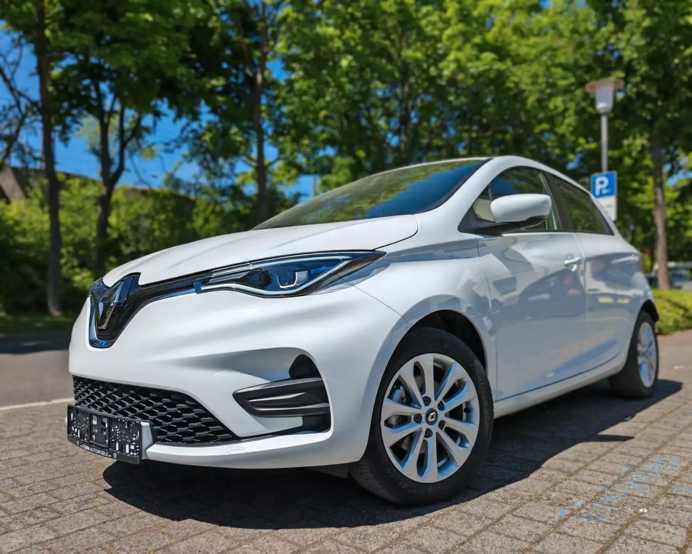 Renault ZOE Experience 52kWh|395km|Garantie|NAVI|PDC|1.H Blanc - 1