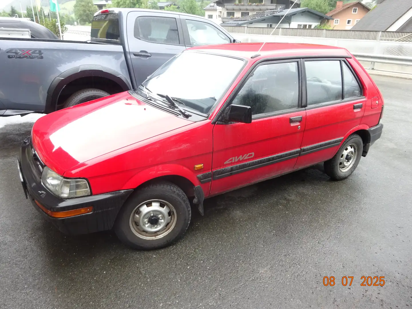 Subaru Justy Super 4WD im Winter nicht gefahren Rosso - 1