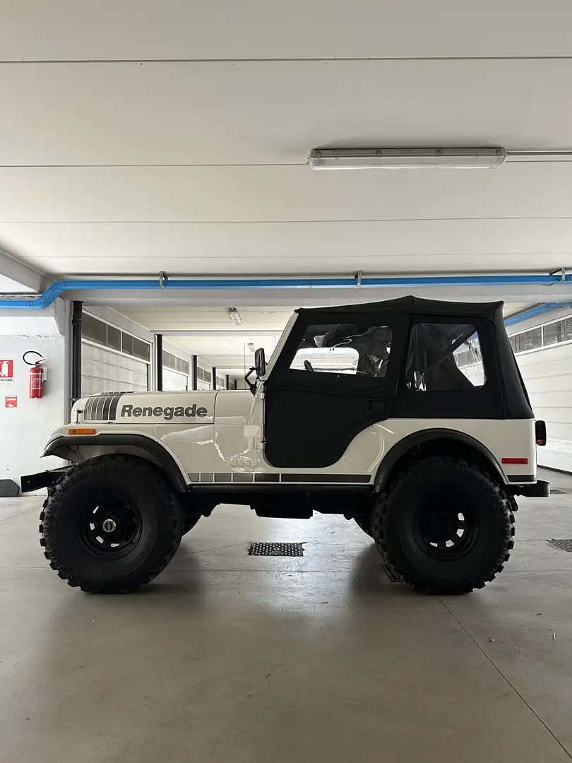 Jeep CJ-5 AMC 304 c.i. 5.0 V8 - 35 “ - Tilt Steering Weiß - 2